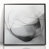 Abstract Art Prints – Minimalist Black and White Modern Wall Decor