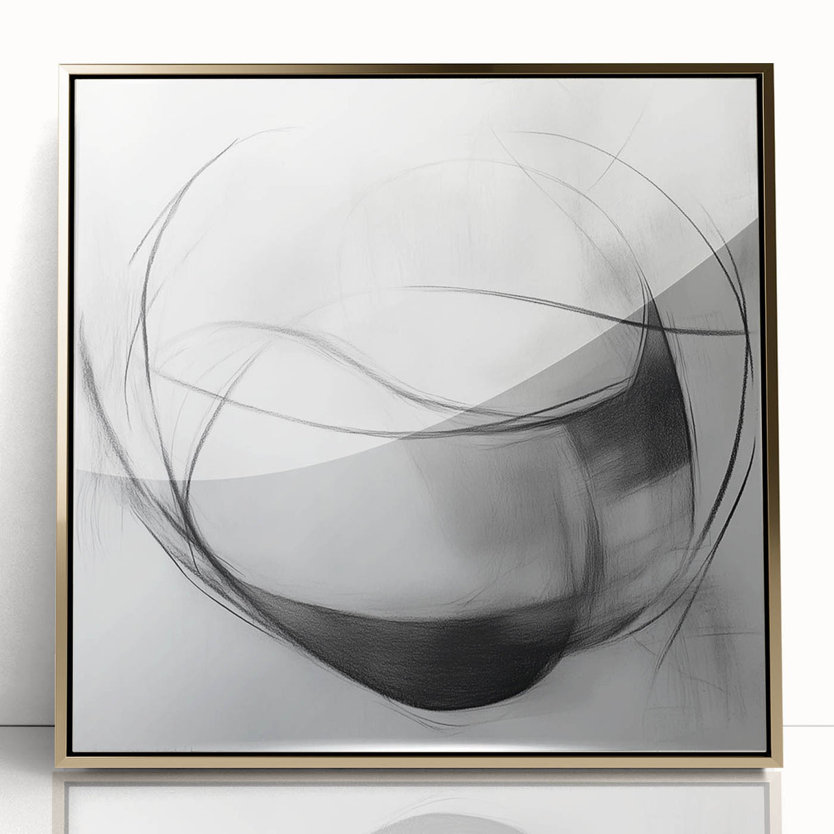 Abstract Art Prints – Minimalist Black and White Modern Wall Decor