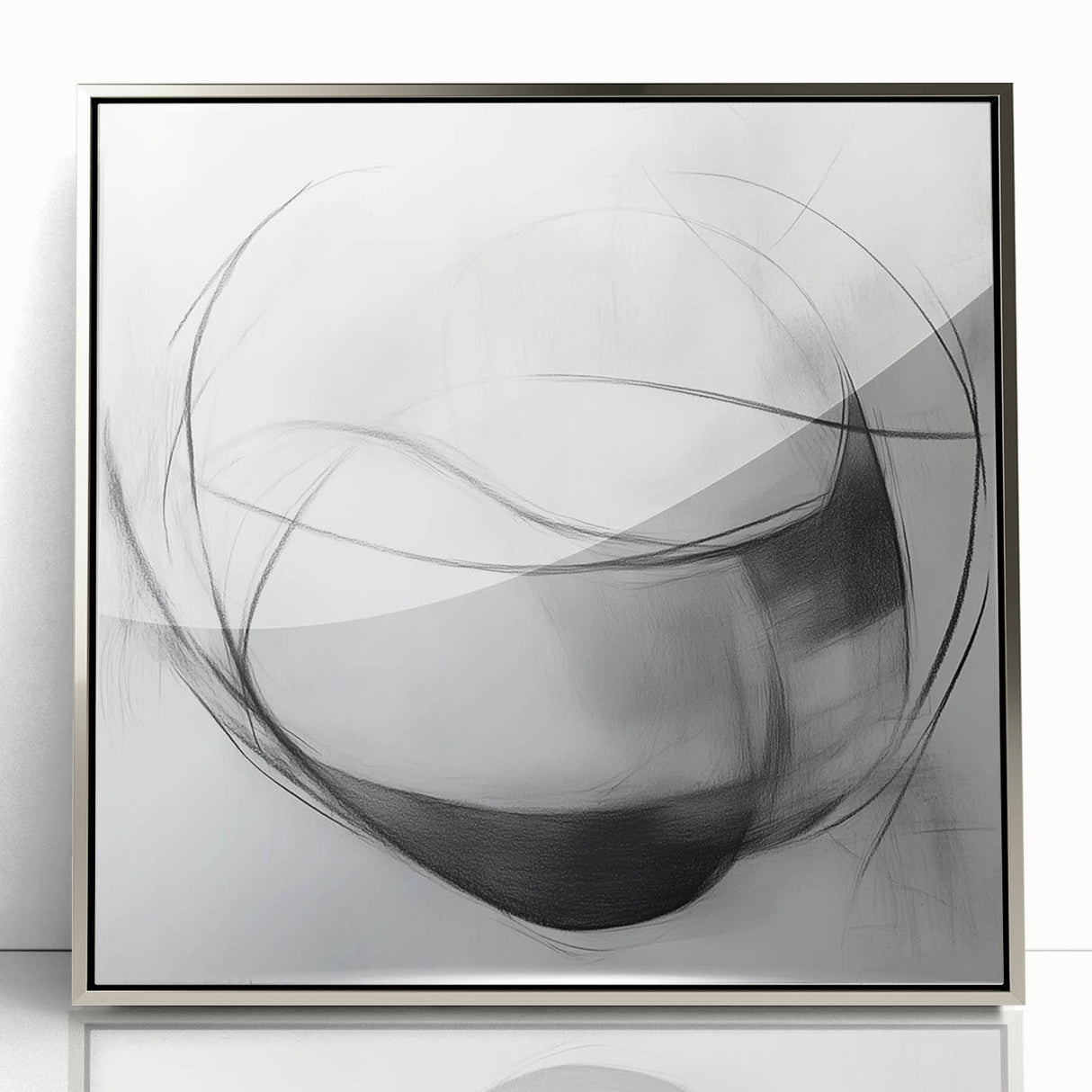 Abstract Art Prints – Minimalist Black and White Modern Wall Decor
