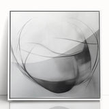 Abstract Art Prints – Minimalist Black and White Modern Wall Decor