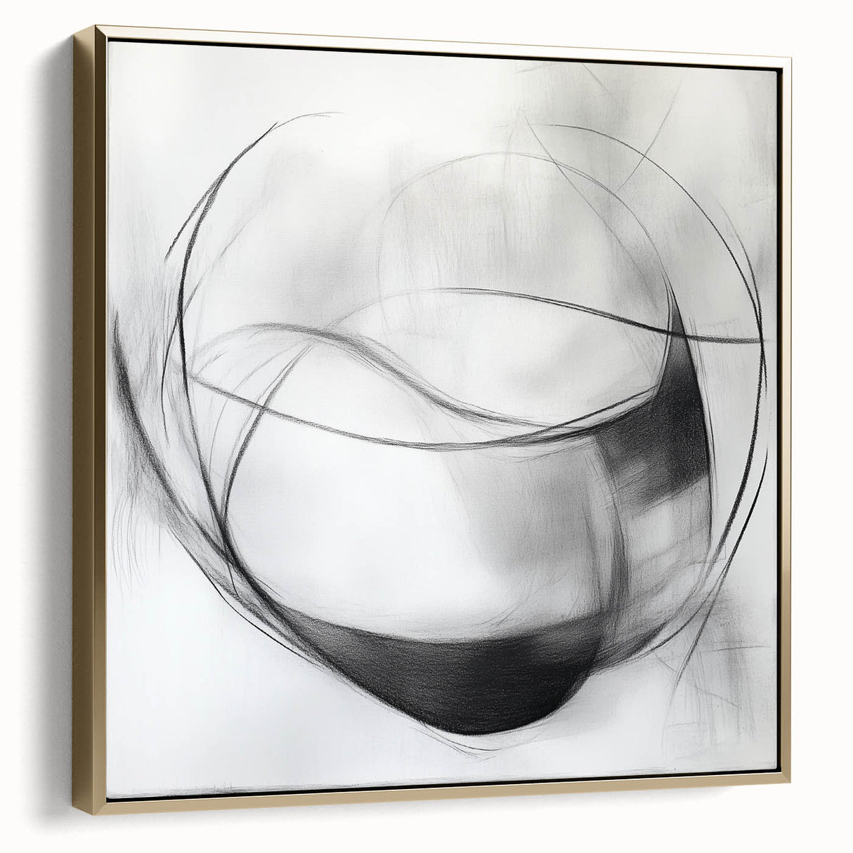 Abstract Art Prints – Minimalist Black and White Modern Wall Decor