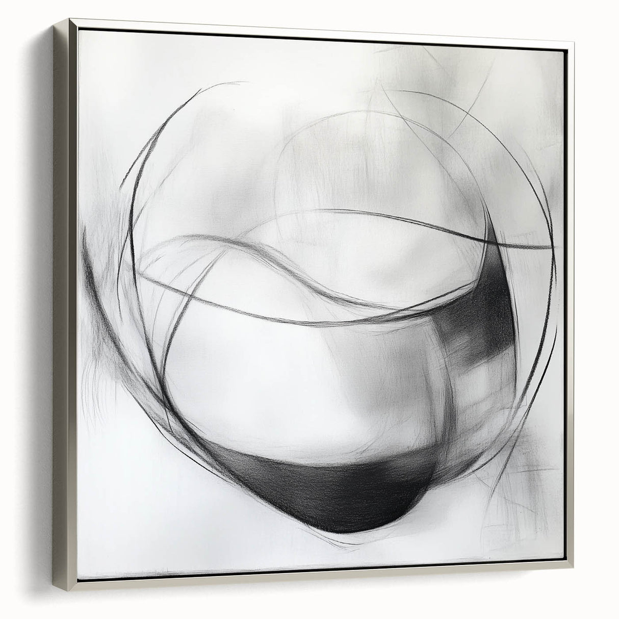 Abstract Art Prints – Minimalist Black and White Modern Wall Decor