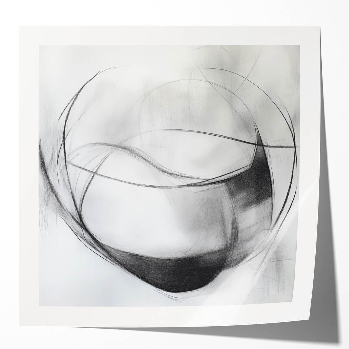 Abstract Art Prints – Minimalist Black and White Modern Wall Decor