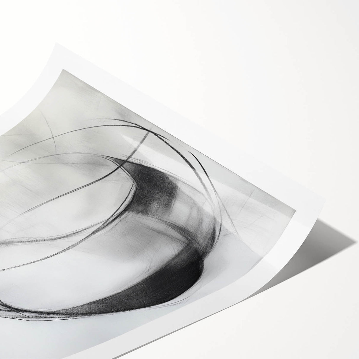 Abstract Art Prints – Minimalist Black and White Modern Wall Decor
