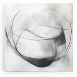 Abstract Art Prints – Minimalist Black and White Modern Wall Decor