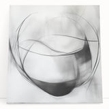 Abstract Art Prints – Minimalist Black and White Modern Wall Decor