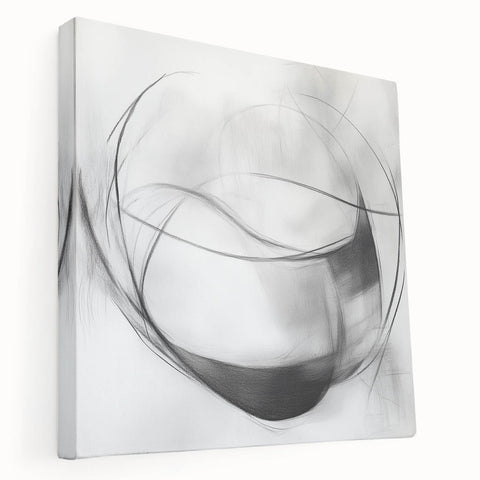 Abstract Art Prints – Minimalist Black and White Modern Wall Decor