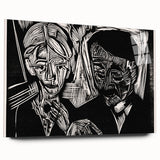 Expressionist Art: The Married Couple Müller | Bold Kirchner Print