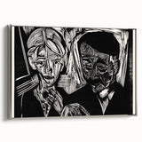 Expressionist Art: The Married Couple Müller | Bold Kirchner Print