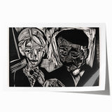 Expressionist Art: The Married Couple Müller | Bold Kirchner Print