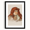 Mme Lili Grenier Portrait - Impressionist Wall Art by Toulouse-Lautrec