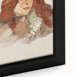 Mme Lili Grenier Portrait - Impressionist Wall Art by Toulouse-Lautrec