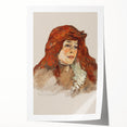 Mme Lili Grenier Portrait - Impressionist Wall Art by Toulouse-Lautrec