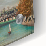 Tranquil Landscape Wall Art - "View of the Pont de Sèvres" by Henri Rousseau