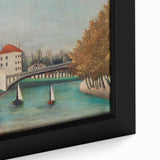 Tranquil Landscape Wall Art - "View of the Pont de Sèvres" by Henri Rousseau