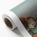 Tranquil Landscape Wall Art - "View of the Pont de Sèvres" by Henri Rousseau