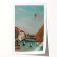 Tranquil Landscape Wall Art - "View of the Pont de Sèvres" by Henri Rousseau