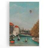 Tranquil Landscape Wall Art - "View of the Pont de Sèvres" by Henri Rousseau
