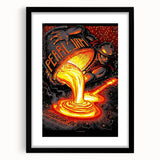 Pearl Jam Concert Poster - Retro Rock Art for Fans