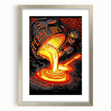 Pearl Jam Concert Poster - Retro Rock Art for Fans