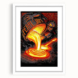 Pearl Jam Concert Poster - Retro Rock Art for Fans