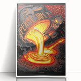 Pearl Jam Concert Poster - Retro Rock Art for Fans