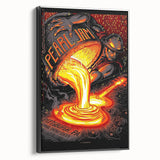 Pearl Jam Concert Poster - Retro Rock Art for Fans