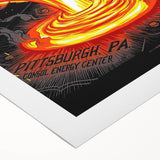 Pearl Jam Concert Poster - Retro Rock Art for Fans