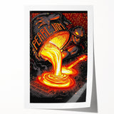 Pearl Jam Concert Poster - Retro Rock Art for Fans