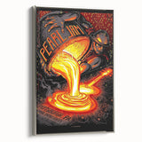 Pearl Jam Concert Poster - Retro Rock Art for Fans