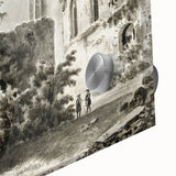 Detailed Art Realism: Ruins of Château de Botwel Realism Wall Art