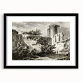 Detailed Art Realism: Ruins of Château de Botwel Realism Wall Art