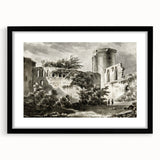 Detailed Art Realism: Ruins of Château de Botwel Realism Wall Art