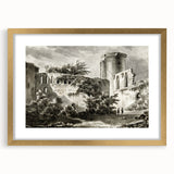 Detailed Art Realism: Ruins of Château de Botwel Realism Wall Art