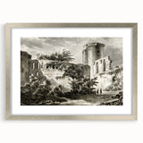 Detailed Art Realism: Ruins of Château de Botwel Realism Wall Art