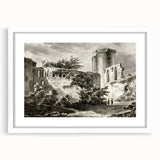Detailed Art Realism: Ruins of Château de Botwel Realism Wall Art
