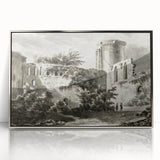 Detailed Art Realism: Ruins of Château de Botwel Realism Wall Art