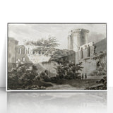 Detailed Art Realism: Ruins of Château de Botwel Realism Wall Art