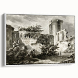 Detailed Art Realism: Ruins of Château de Botwel Realism Wall Art