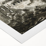 Detailed Art Realism: Ruins of Château de Botwel Realism Wall Art