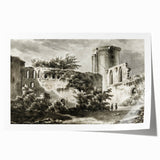 Detailed Art Realism: Ruins of Château de Botwel Realism Wall Art