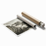 Detailed Art Realism: Ruins of Château de Botwel Realism Wall Art