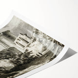 Detailed Art Realism: Ruins of Château de Botwel Realism Wall Art