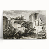 Detailed Art Realism: Ruins of Château de Botwel Realism Wall Art