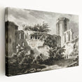 Detailed Art Realism: Ruins of Château de Botwel Realism Wall Art