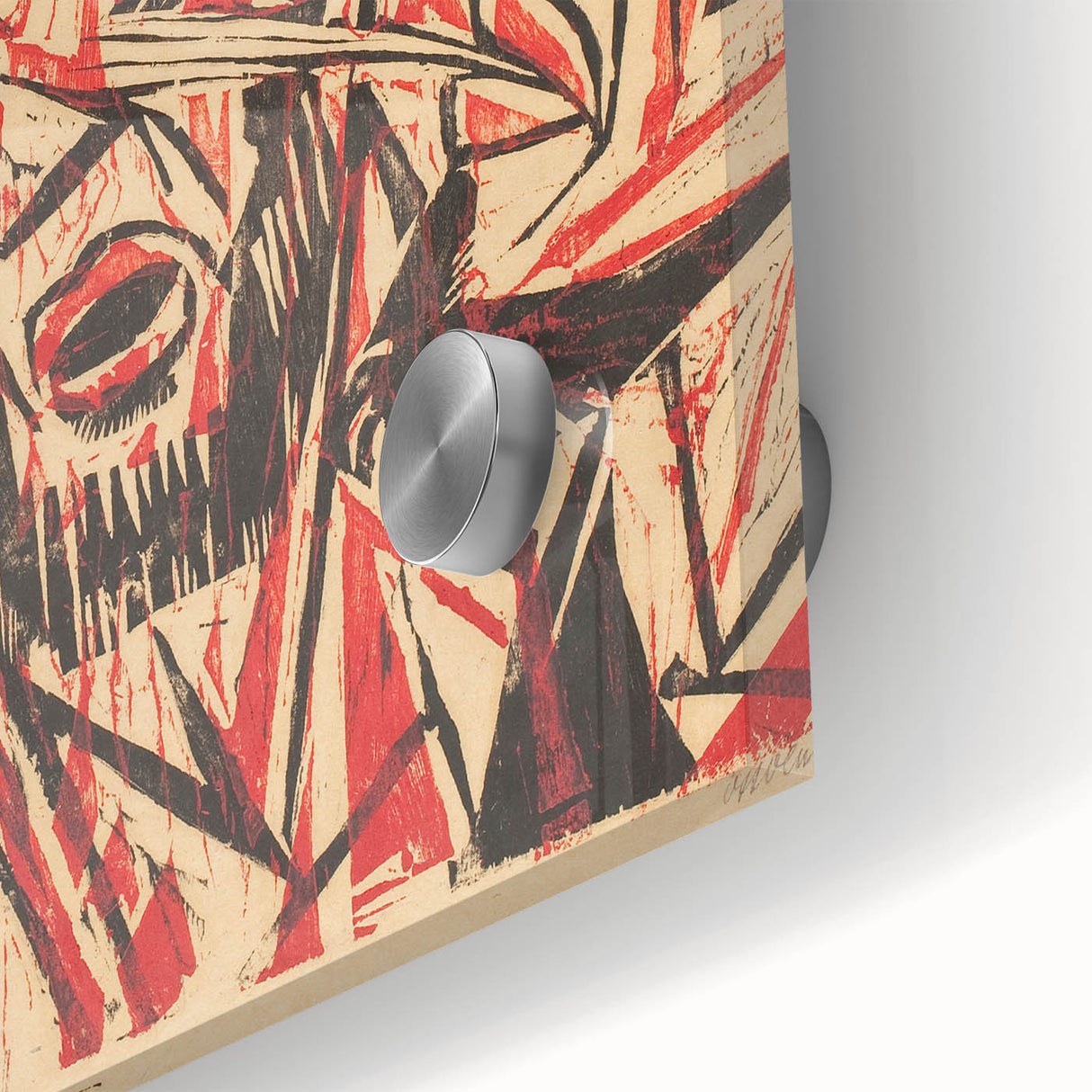 Expressionist Art: The Mocking of Christ | Powerful Otto Lange Print