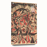 Expressionist Art: The Mocking of Christ | Powerful Otto Lange Print