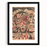 Expressionist Art: The Mocking of Christ | Powerful Otto Lange Print