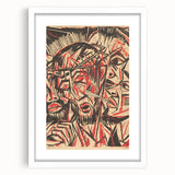 Expressionist Art: The Mocking of Christ | Powerful Otto Lange Print