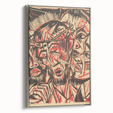 Expressionist Art: The Mocking of Christ | Powerful Otto Lange Print